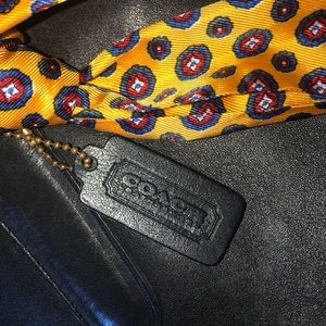 Authentic Worn Leather Coach Bag